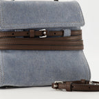 Moschino Tie Me, Denim Bag, Fall-Winter 2025, Luxury Accessories, Designer Handbag