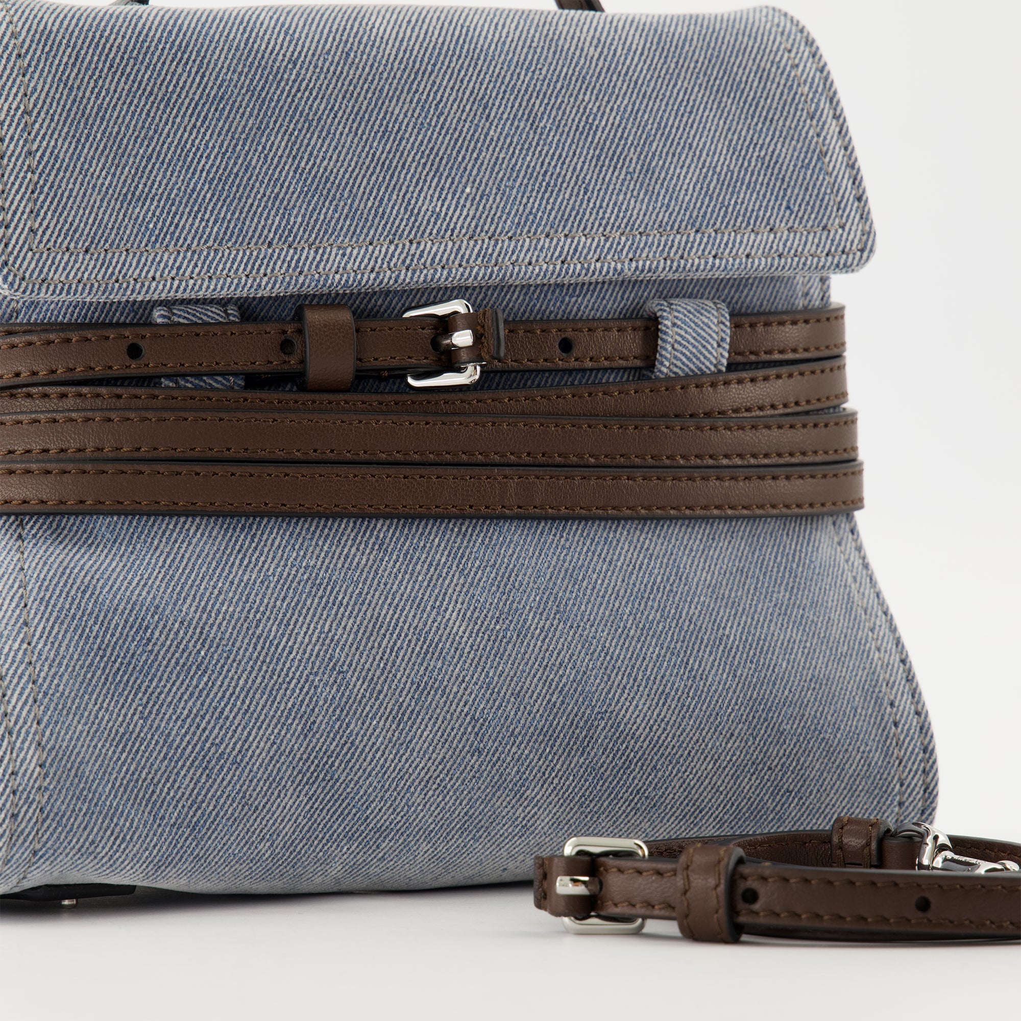 Moschino Tie Me, Denim Bag, Fall-Winter 2025, Luxury Accessories, Designer Handbag