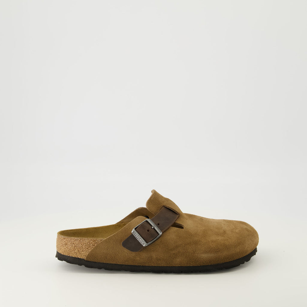 boston leather mules birkenstock men 15636490879356