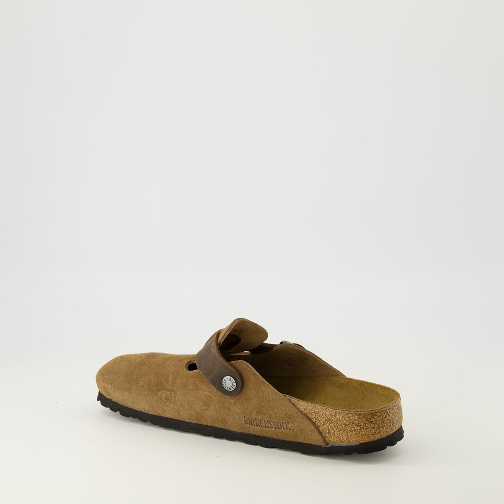 boston leather mules birkenstock men 15636490879356