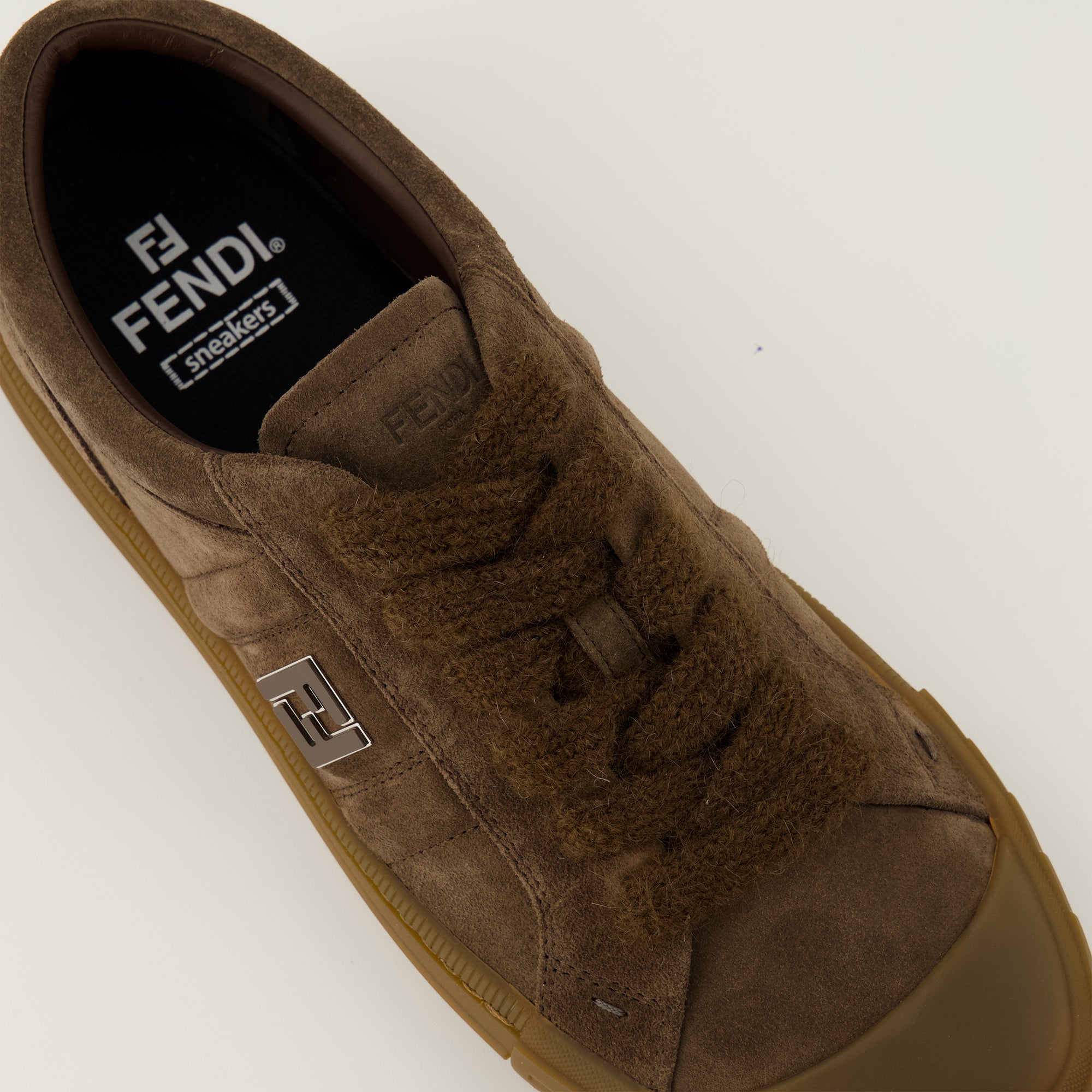 domino brown sneakers fendi men 15636490846588