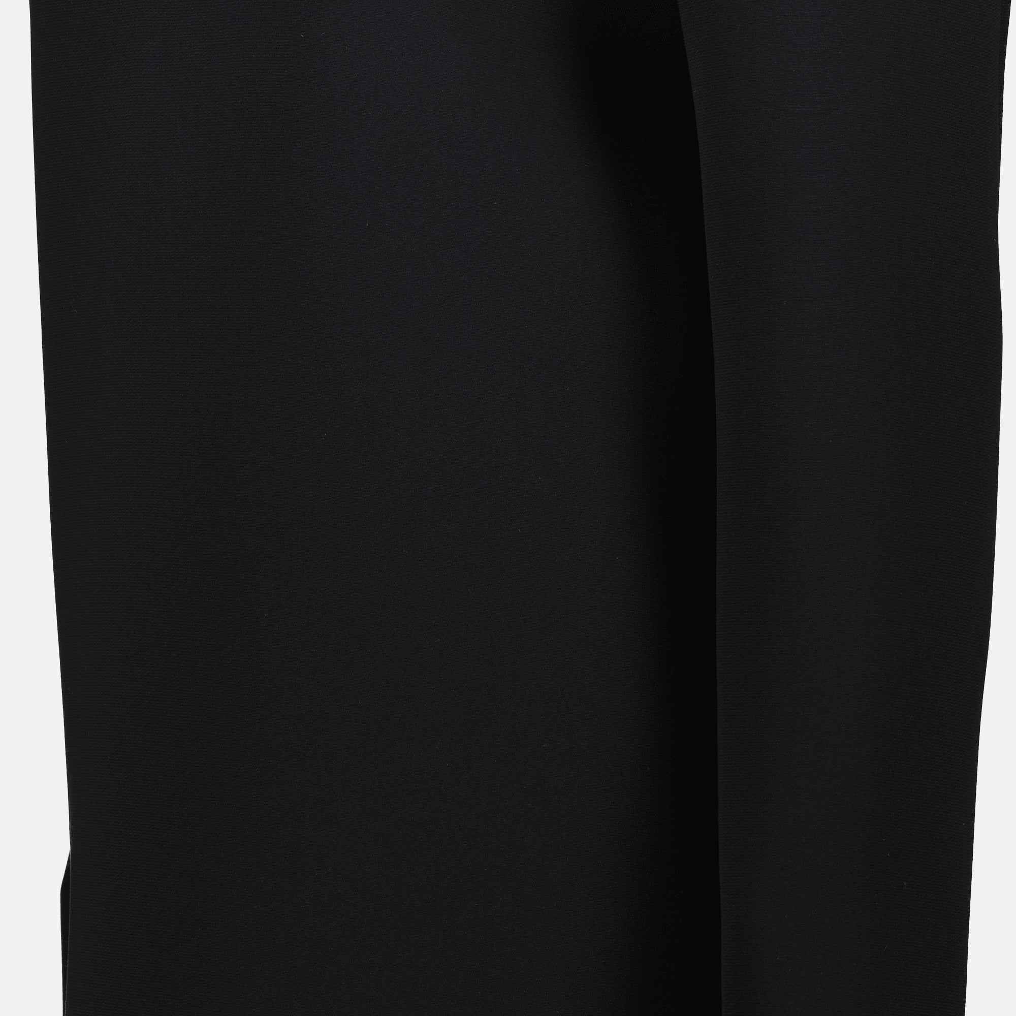 Khaite Aleena dress, black mid-length dress, V-neck dress, long sleeve dress, crepe dress