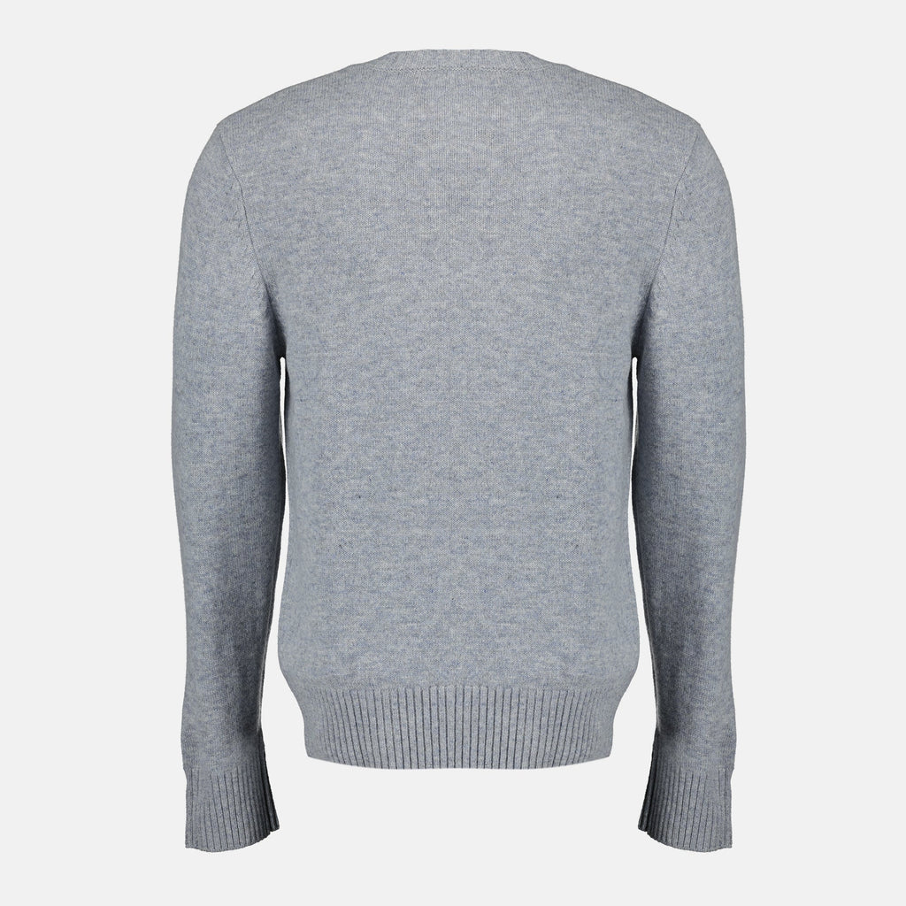 mycrew grey knit sweater officine generale men 15618305458556