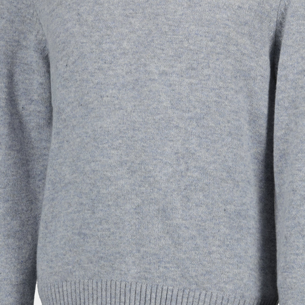 mycrew grey knit sweater officine generale men 15618305458556