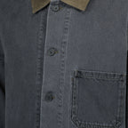 Image of Carlito Denim Jacket by Officine Générale for Men - Season Autumn-Winter 2025 - Product detail view 3