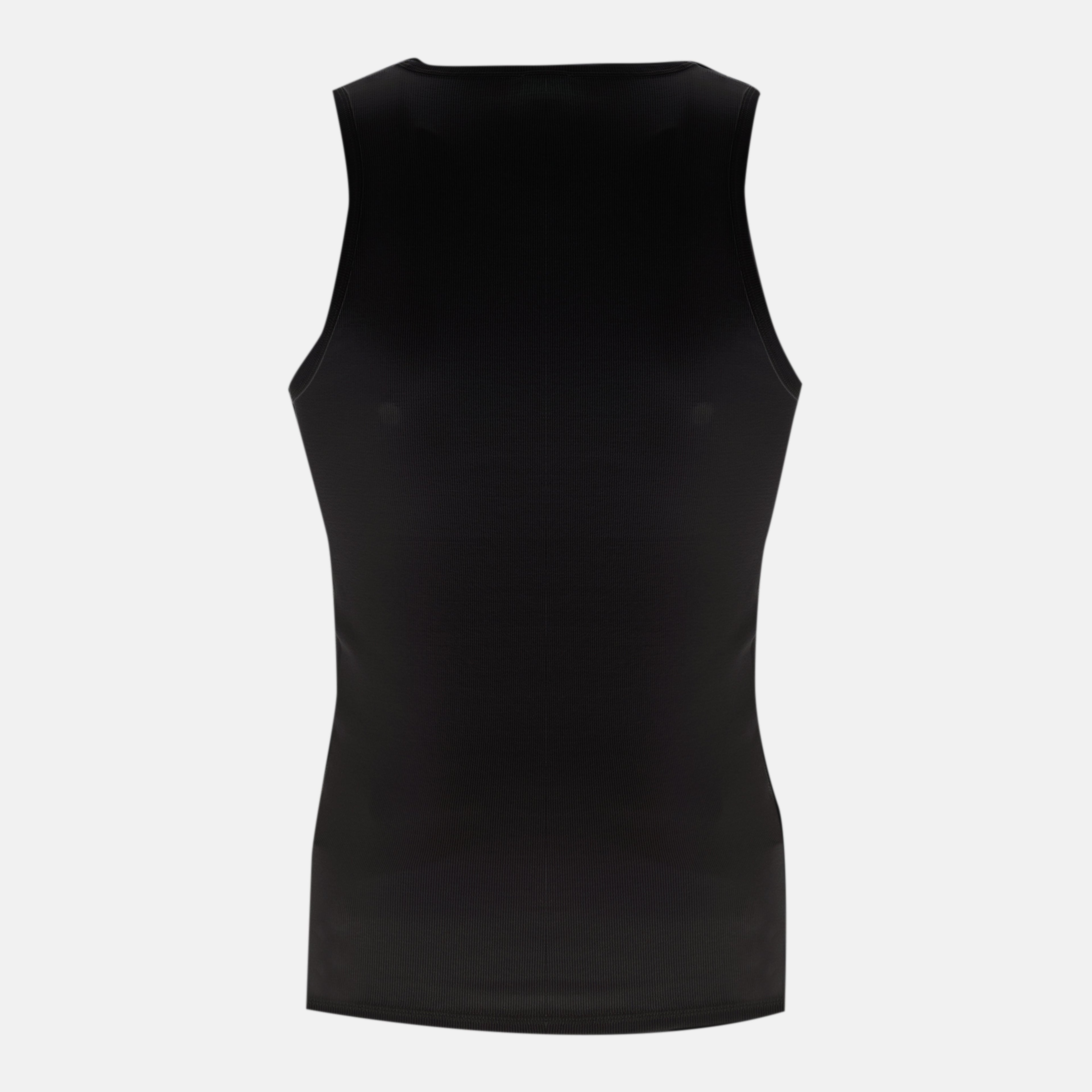 black tank top, Diesel apparel, ribbed top, cotton-elastane, autumn-winter collection