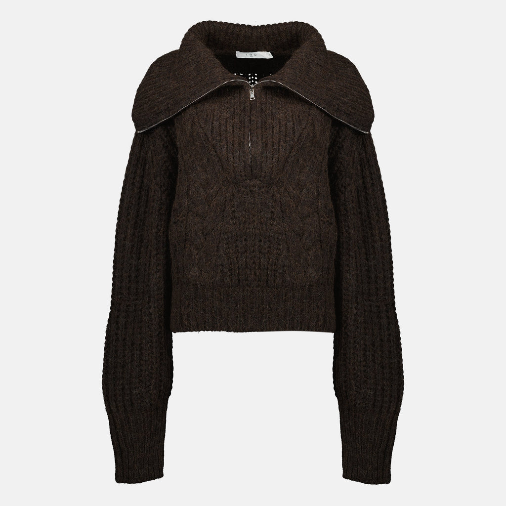 brown knit sweater iro women 15636490518908