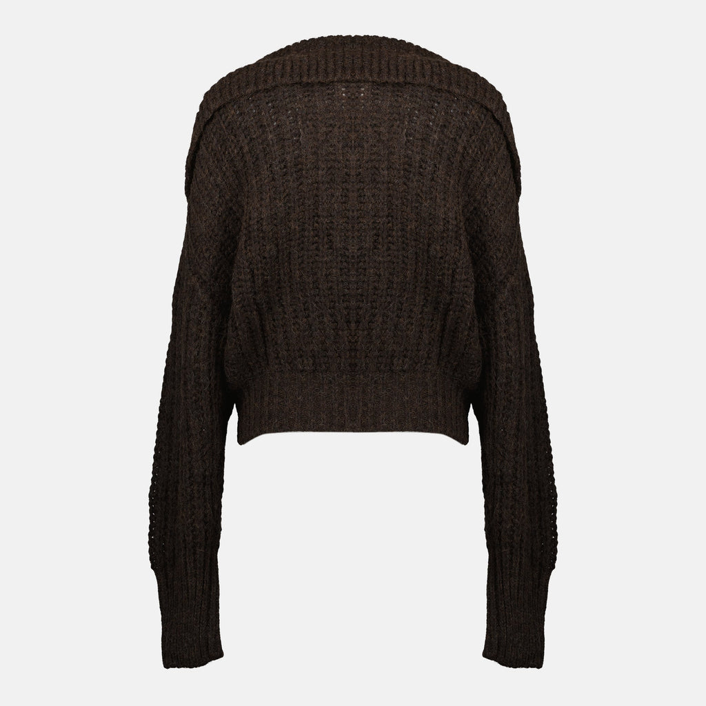 brown knit sweater iro women 15636490518908