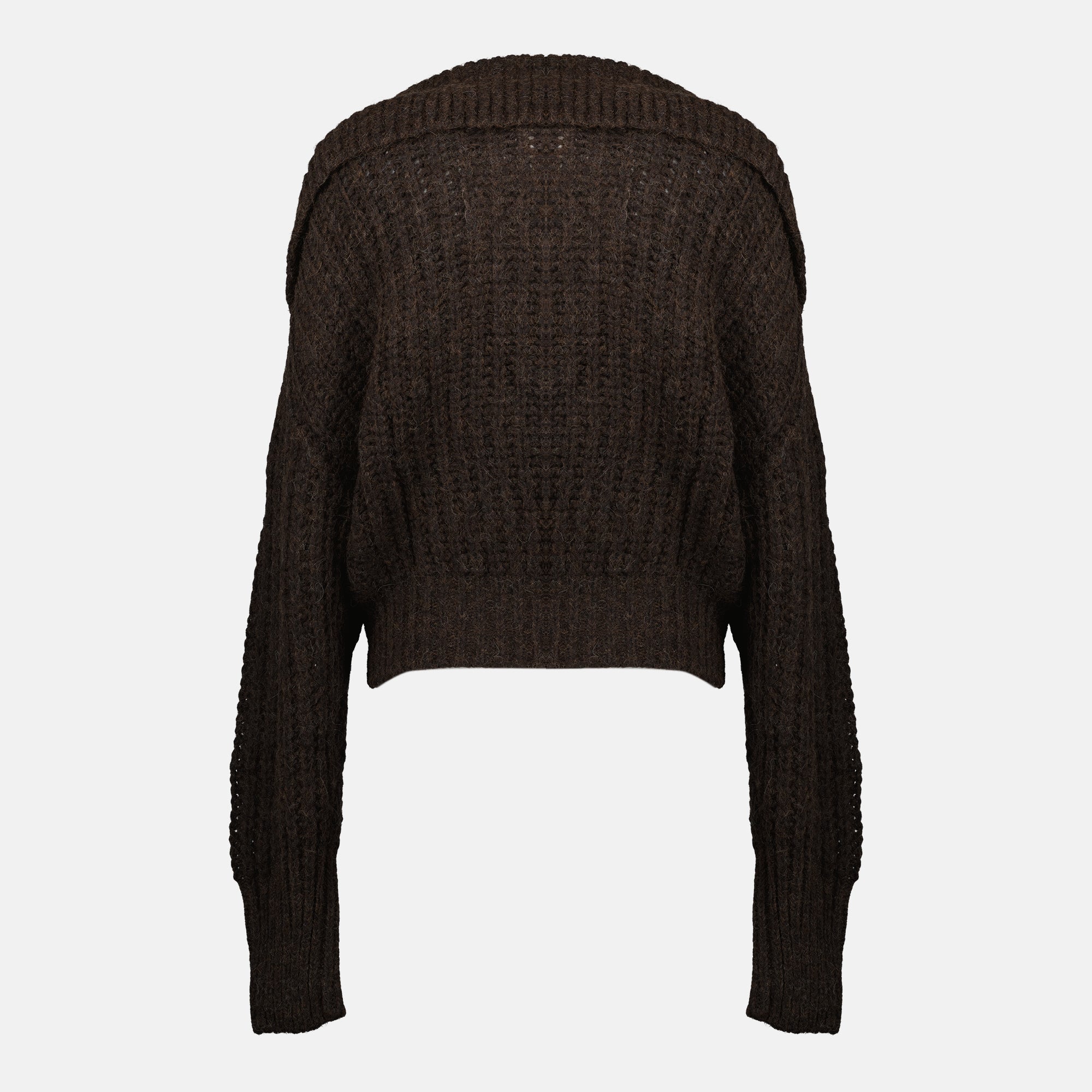 brown knit sweater iro women 15636490518908