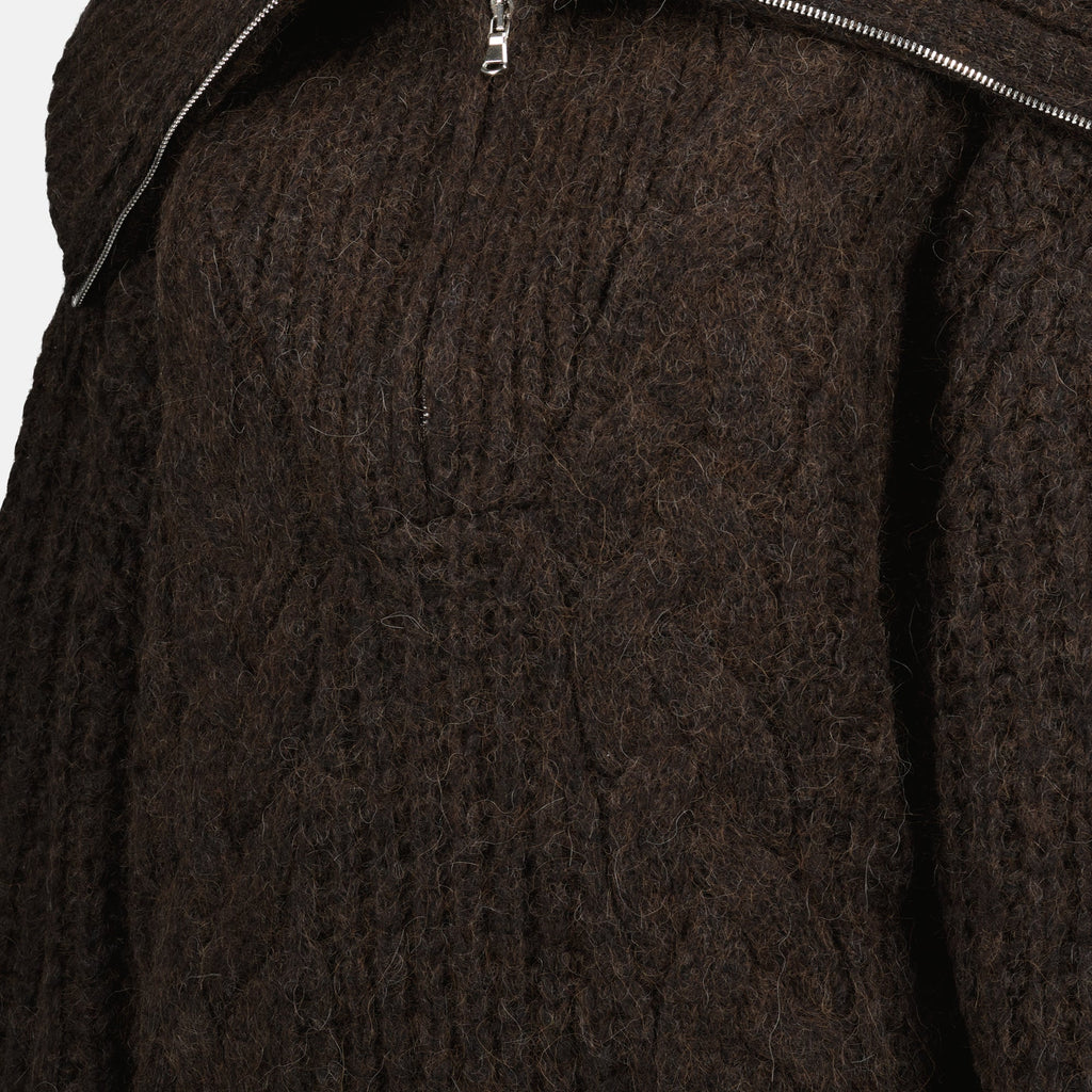 brown knit sweater iro women 15636490518908