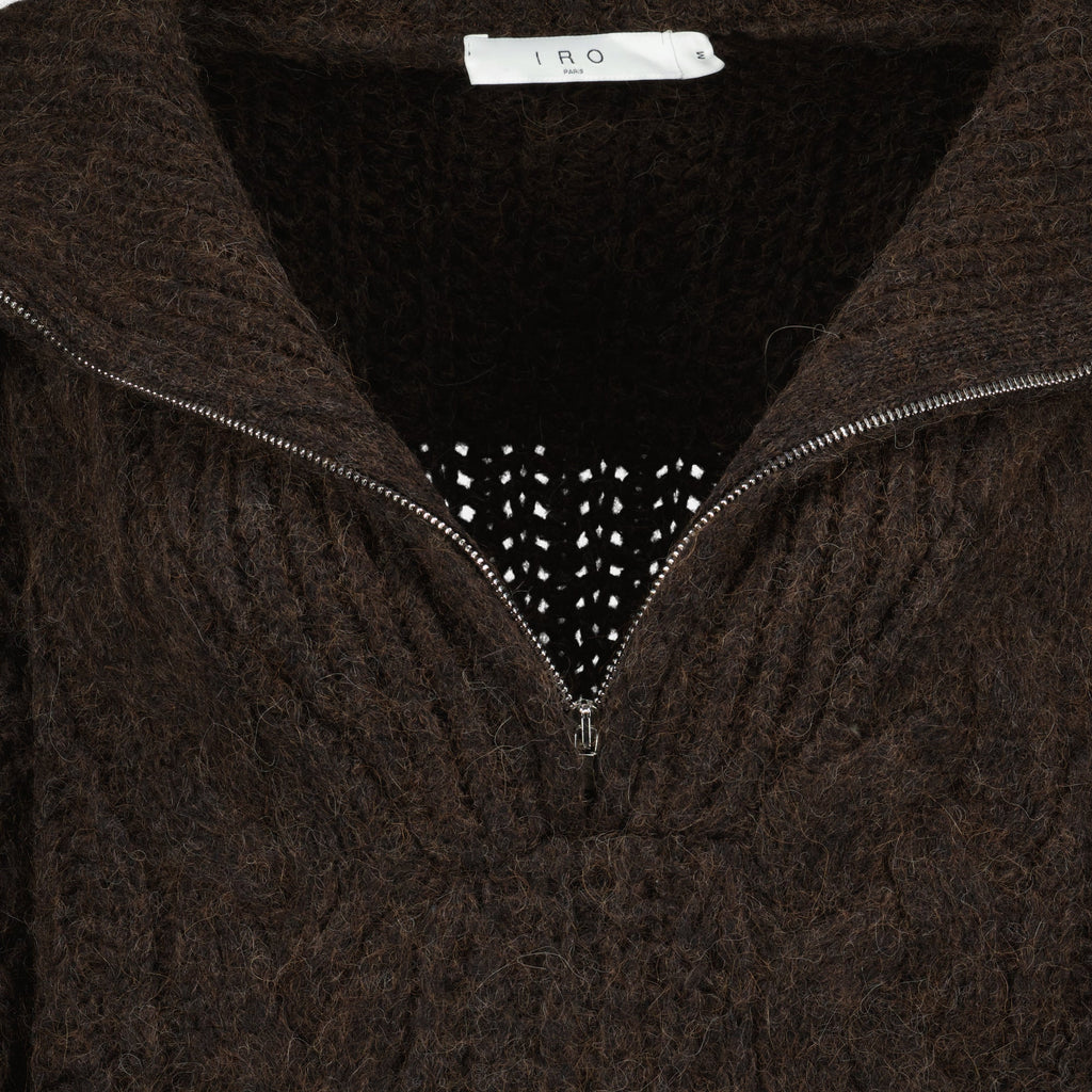 brown knit sweater iro women 15636490518908