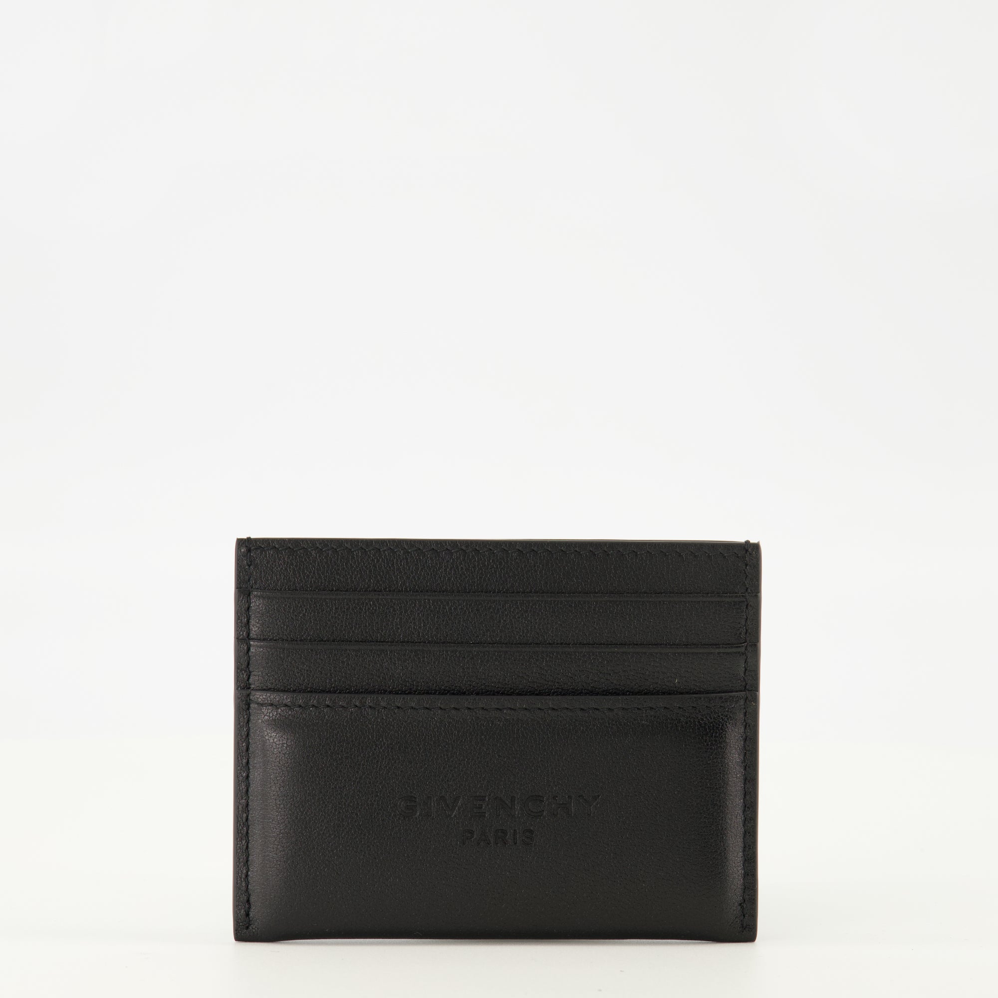 Image de l'article Porte-cartes en cuir noir de la marque Givenchy pour Homme - Saison Printemps-Été 2026 - Vue de Face