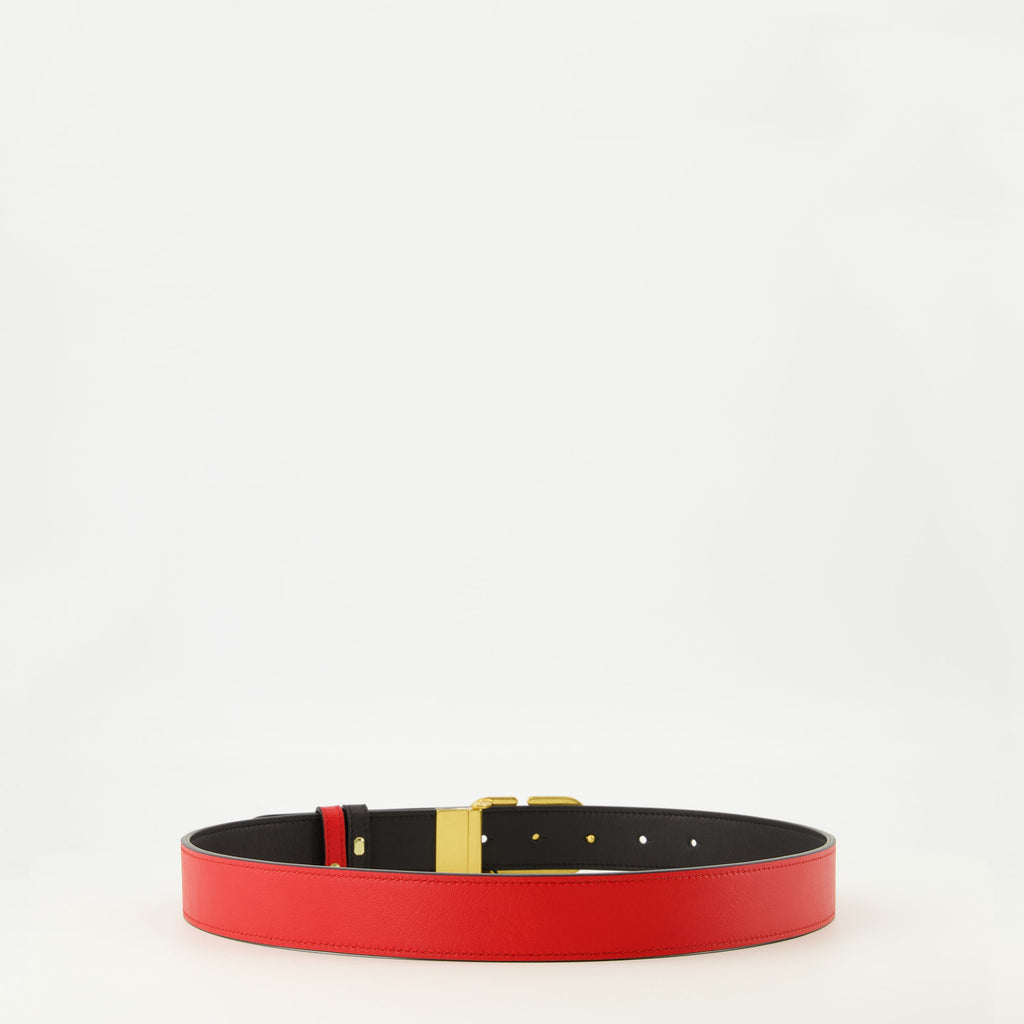 Image de l'article Ceinture réversible noir et rouge 30 mm de la marque Valentino Garavani pour Femme - Saison Printemps-Été 2026 - Vue détaillée_3