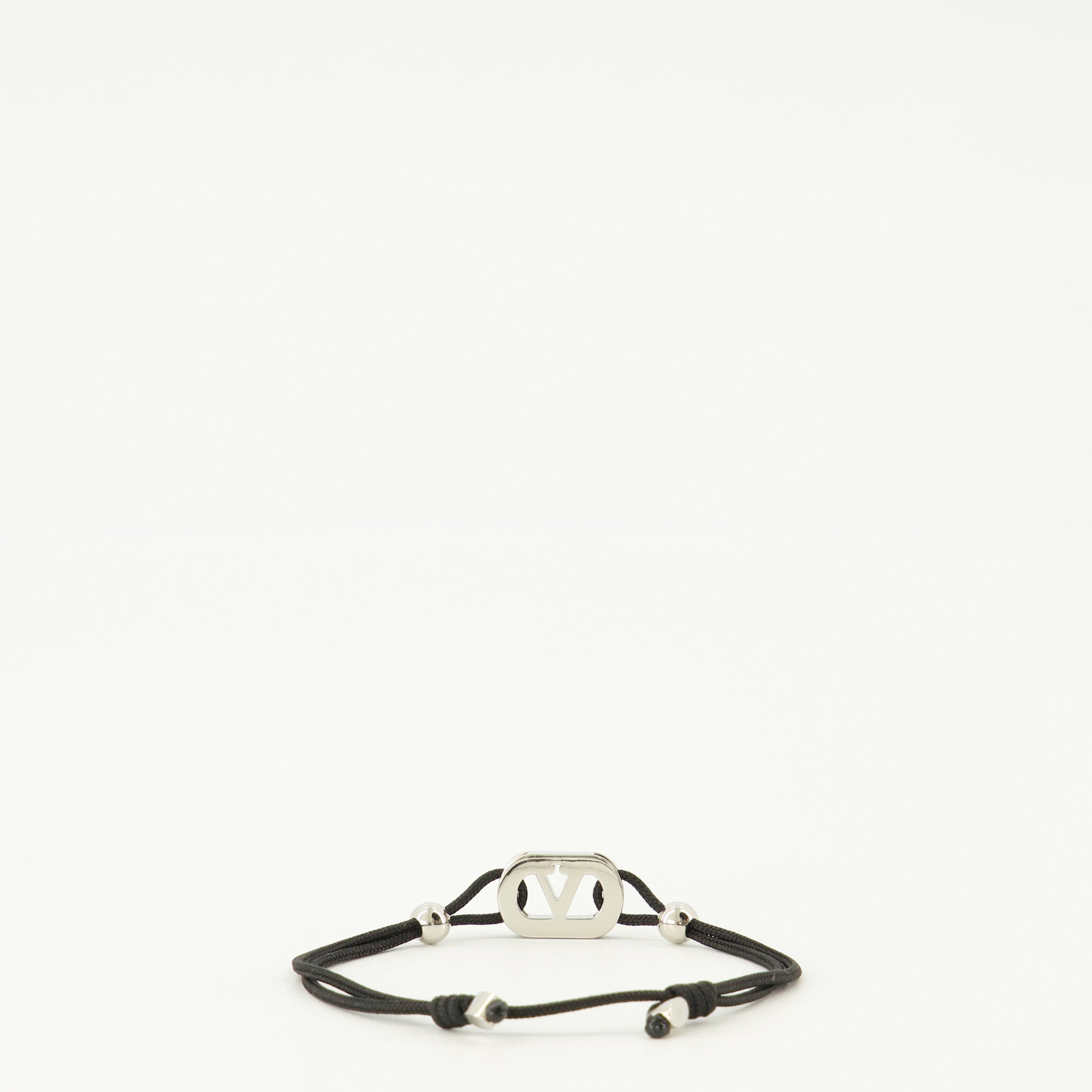 Image de l'article Bracelet Ovalette avec cordon de la marque Valentino Garavani pour Homme - Saison Printemps-Été 2026 - Vue de Dos