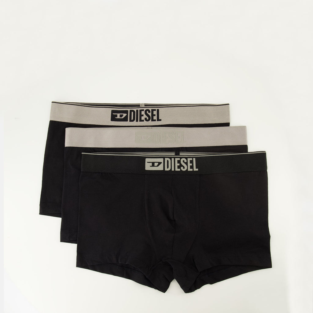 Image de l'article Lot de boxers noir de la marque Diesel pour Homme - Saison Printemps-Été 2026 - Vue de Face