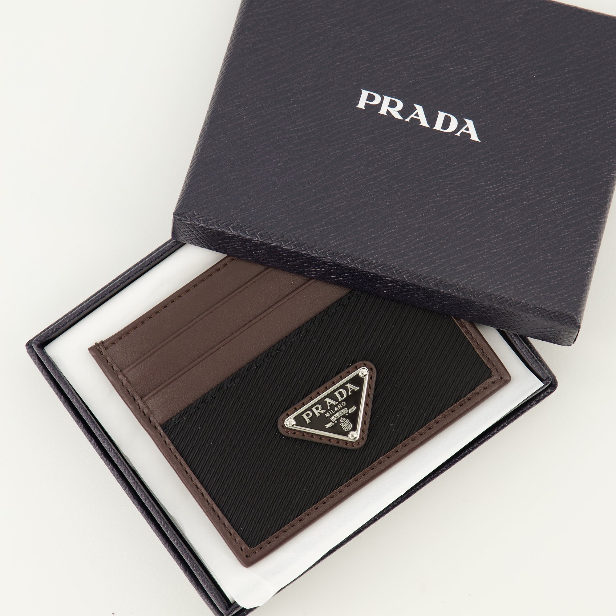Image de l'article Porte-cartes Speedrock noir de la marque Prada pour Homme - Saison Printemps-Été 2026 - Vue détaillée_3