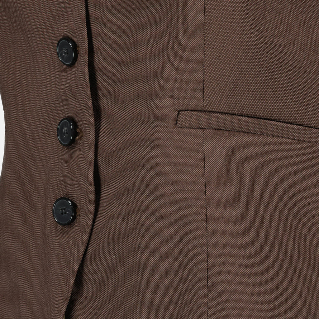 Skreddersydd Brun Bi-Material Vest