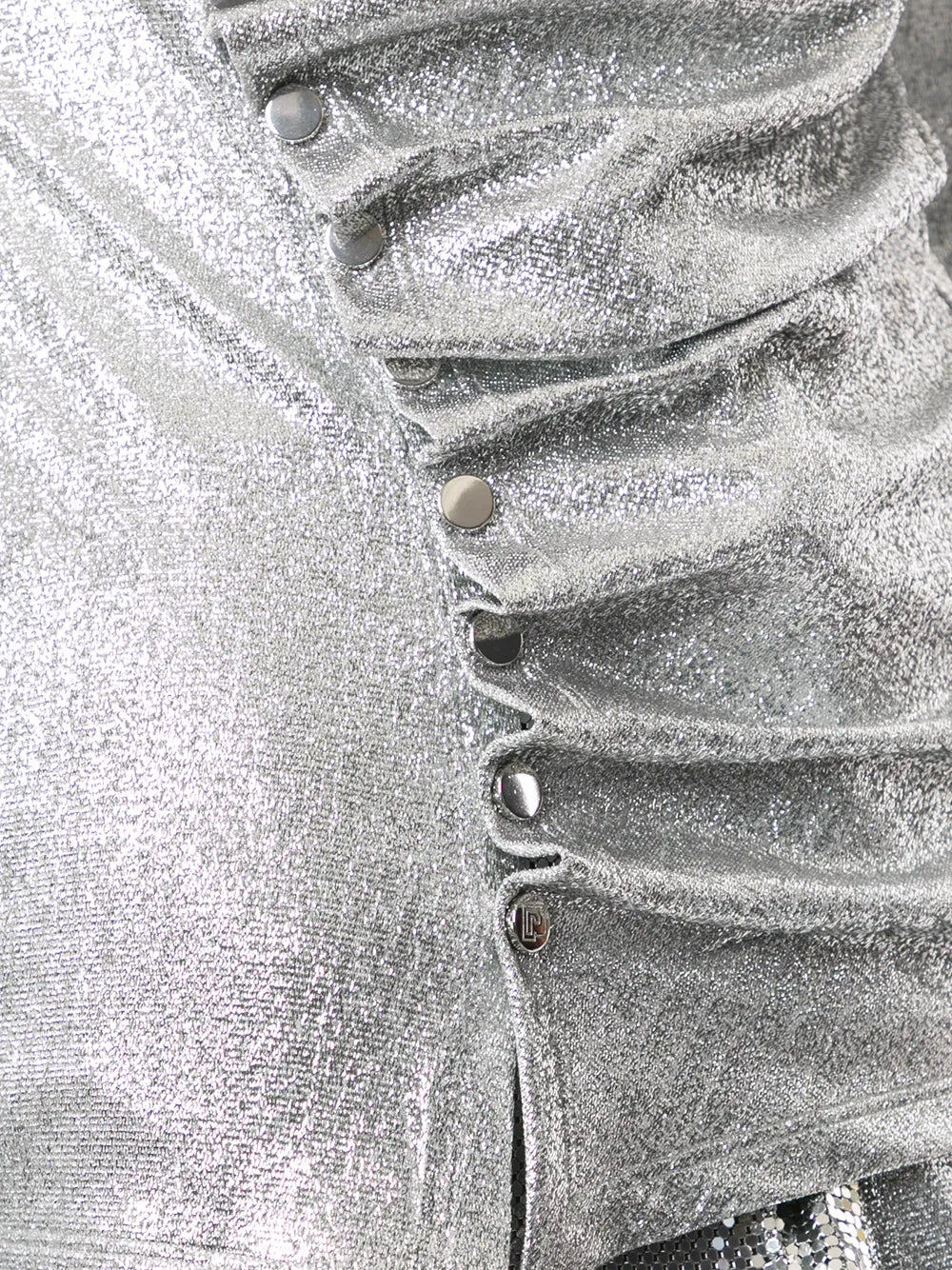 여성을 위한 라반느의 룰렉스 실버 드레이프 탑 이미지 - 2024 가을-겨울 시즌 - 상세 보기 7