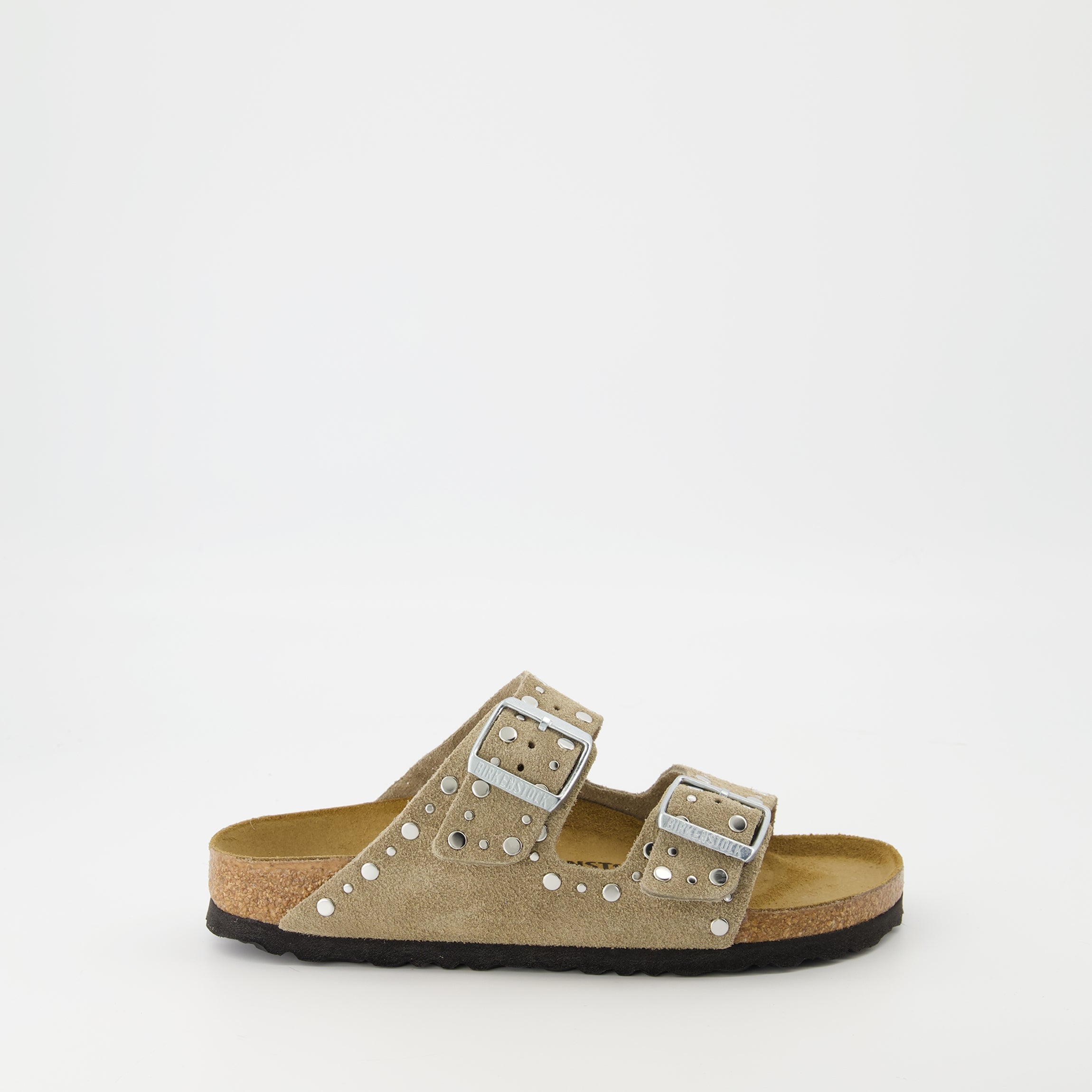 Birkenstock sandals, Arizona Rivet, waterproof leather sandals, comfortable summer footwear, anatomical footbed sandals