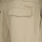 Image of Beige Cargo Pants by Ami PARIS for Men - Season Autumn-Winter 2025 - Detail View 5