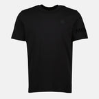 Image du T-Shirt à logo noir de Moncler pour homme - Saison Automne-Hiver 2025 - Vue de face