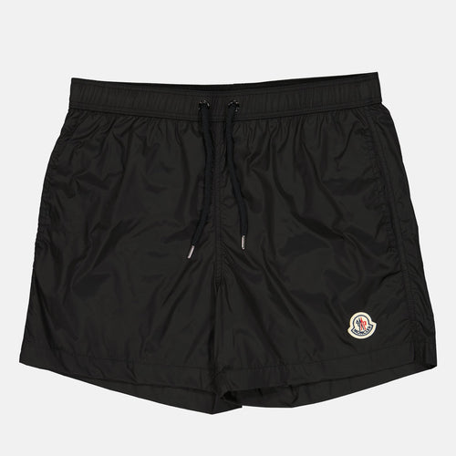 Black Nylon Swim Shorts