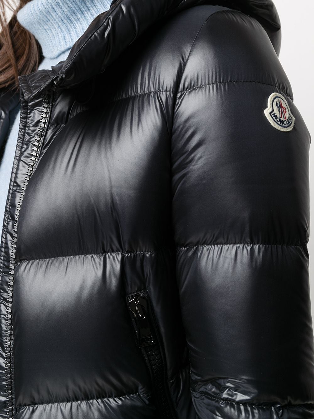 down jacket, Moncler, nylon jacket, black jacket, luxury outerwear