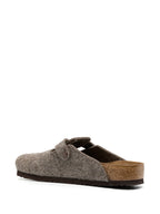Birkenstock mules, wool felt mules, luxury comfort footwear, stylish mules, contoured cork footbed