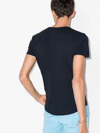 Bild des Ob-T blauen T-Shirts von Orlebar Brown für Herren - Saison Frühling-Sommer 2024 - Modellansicht 2