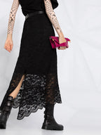 Falda de Encaje Negra