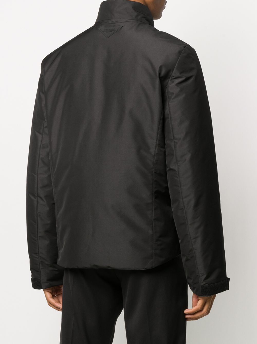 Prada Grey Reversible Jacket, Luxury Men's Outerwear, High-end Fashion, Men's Reversible Jacket, Premium Men's Jacket