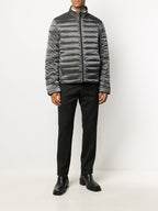 Prada Grey Reversible Jacket, Luxury Men's Outerwear, High-end Fashion, Men's Reversible Jacket, Premium Men's Jacket