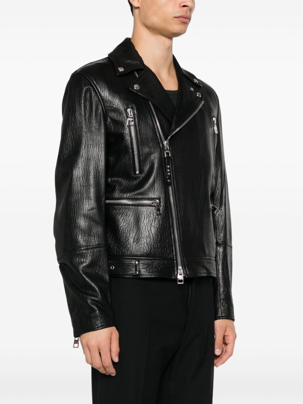 Alexander McQueen, lamb leather jacket, Perfecto jacket, men's luxury jackets, designer leatherwear