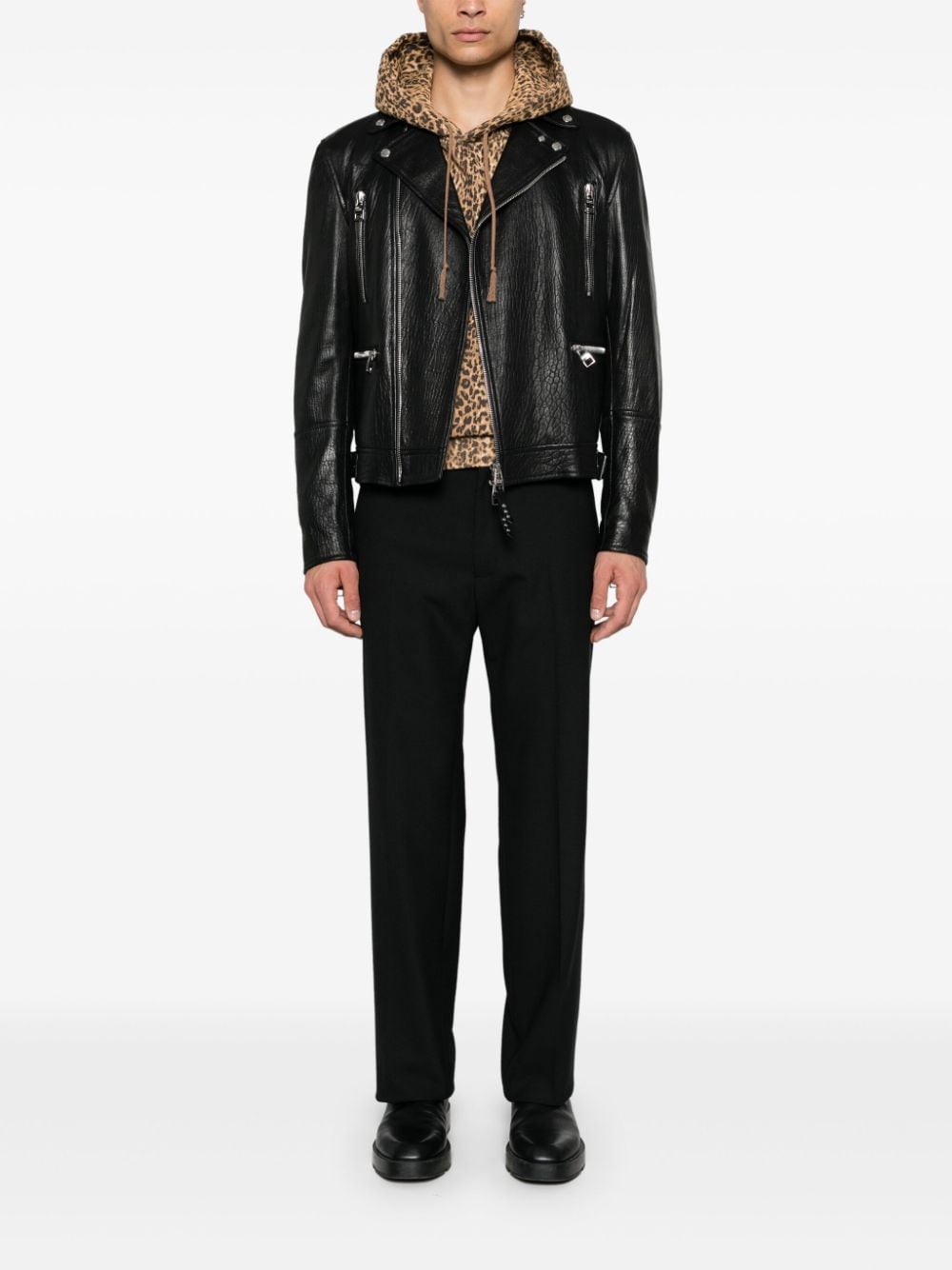 Alexander McQueen, lamb leather jacket, Perfecto jacket, men's luxury jackets, designer leatherwear