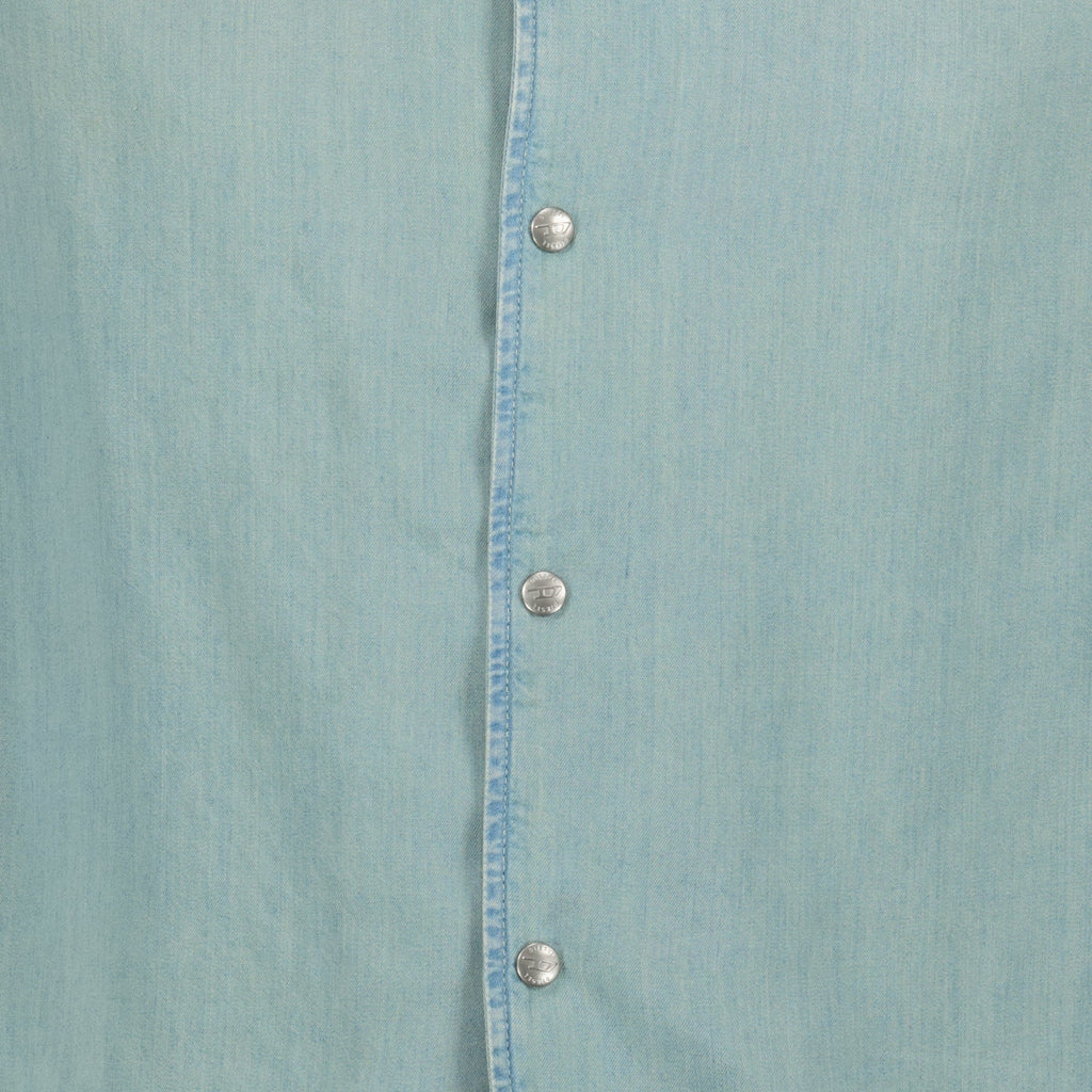 Immagine della camicia effetto denim D-Banni di Diesel per uomo - Stagione Primavera-Estate 2026 - Vista dettagliata 1