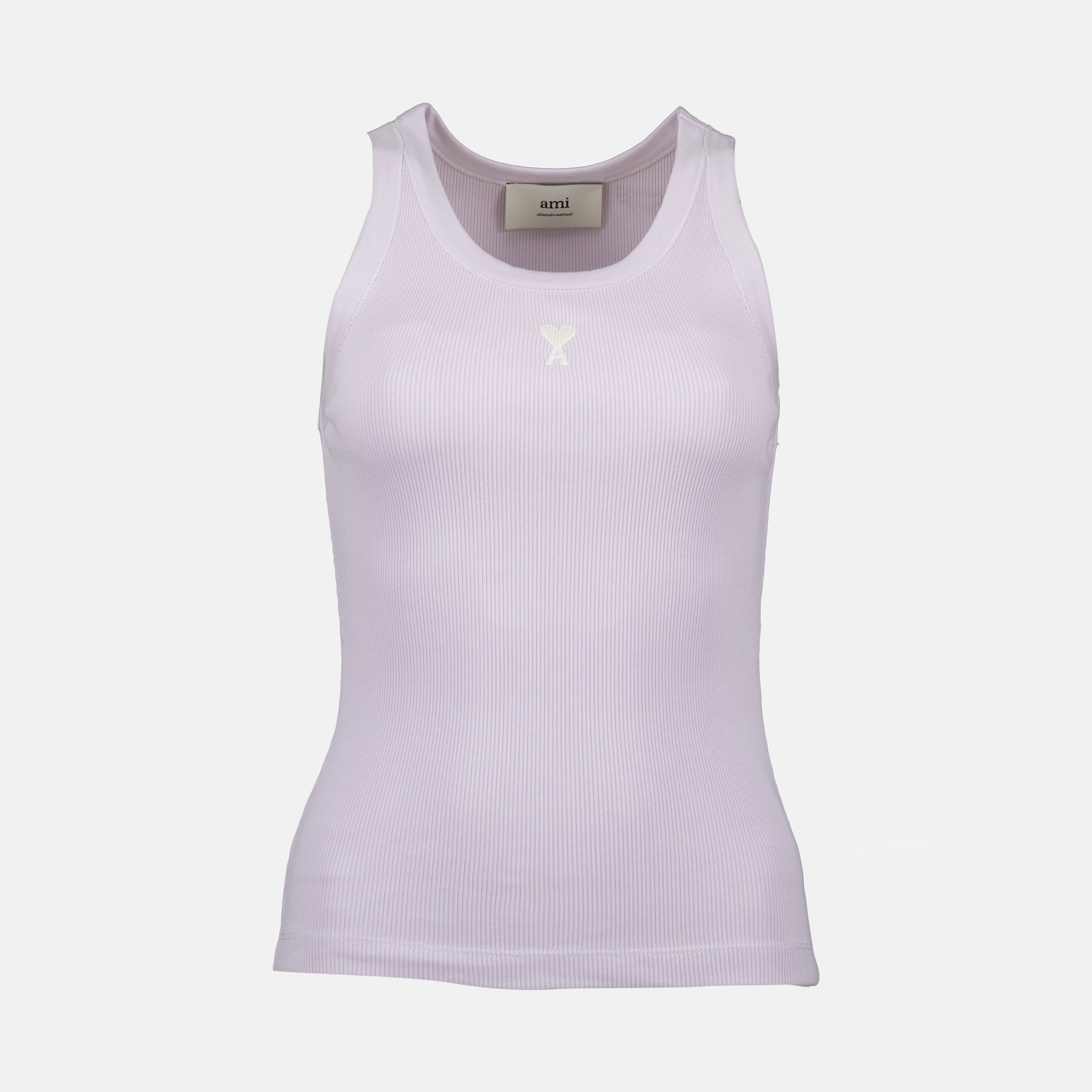 ribbed tank top, lilac top, summer fashion, cotton tank, casual wear
