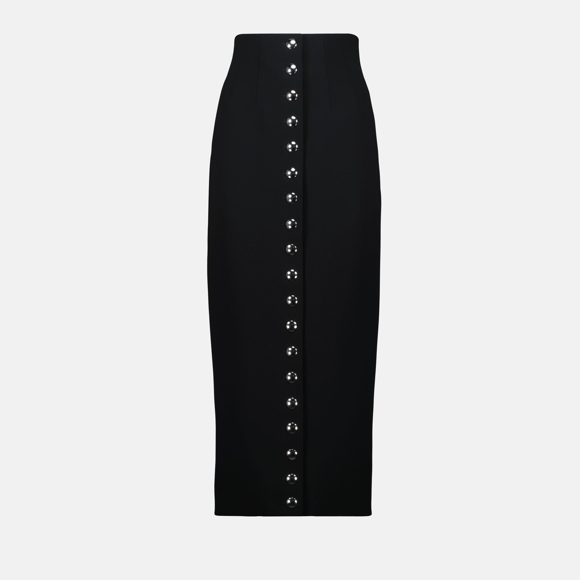 long skirt, button-up skirt, Brynlee skirt, black skirt, cotton skirt