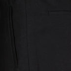 Image of Black Pleated Trousers by Fendi for Men - Season Spring-Summer 2024 - Detail View 5