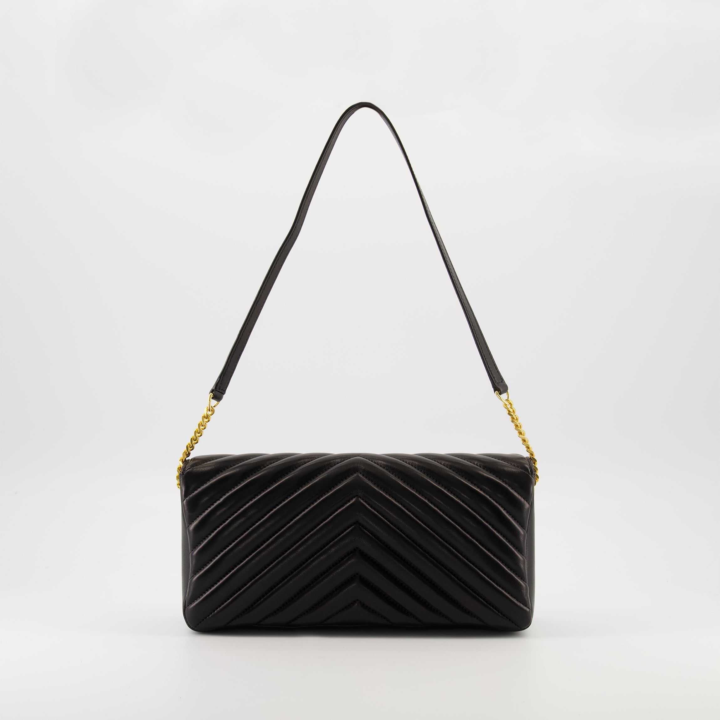 Kate 99 Matelassé Bag, Saint Laurent, luxury handbag, black leather bag, designer accessories