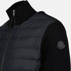 Bi-Material Jacket, Quilted Jacket, Black Jacket, Moncler Autumn-Winter 2024, Luxury Outerwear