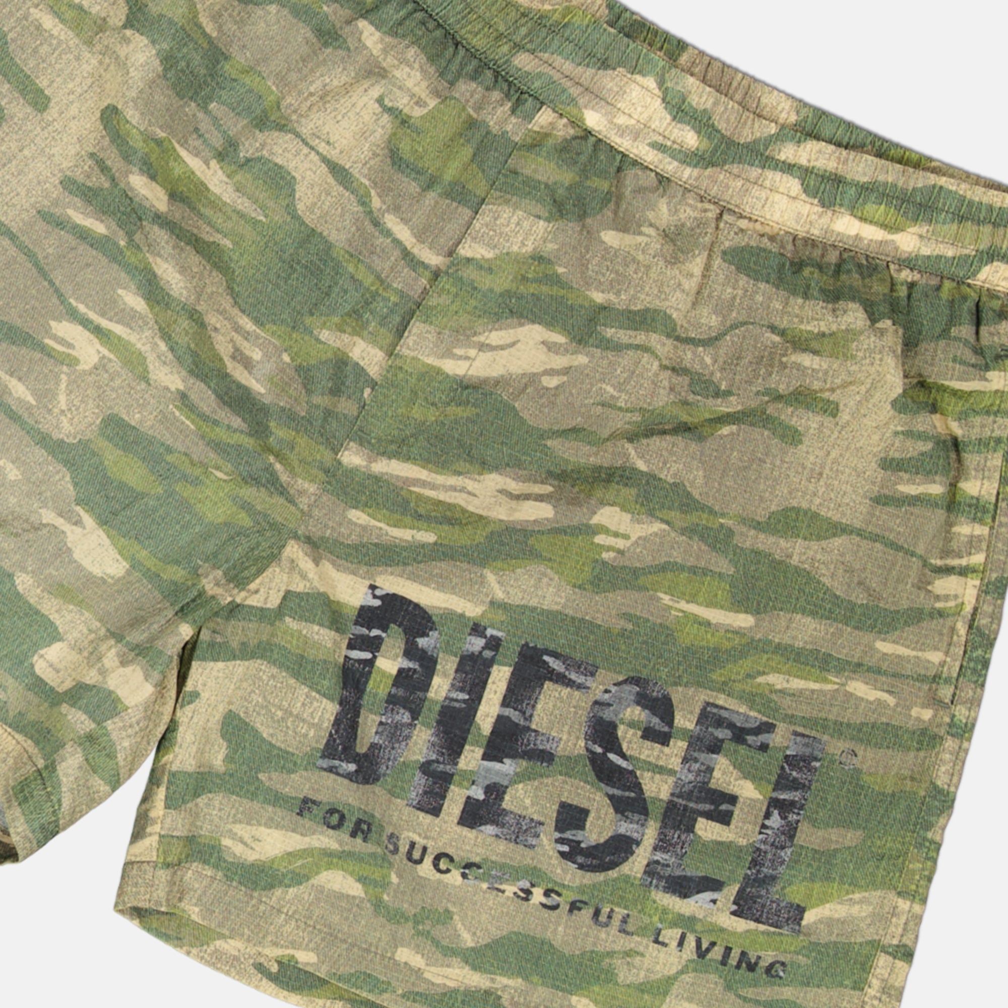 Camouflage Print Swim Shorts