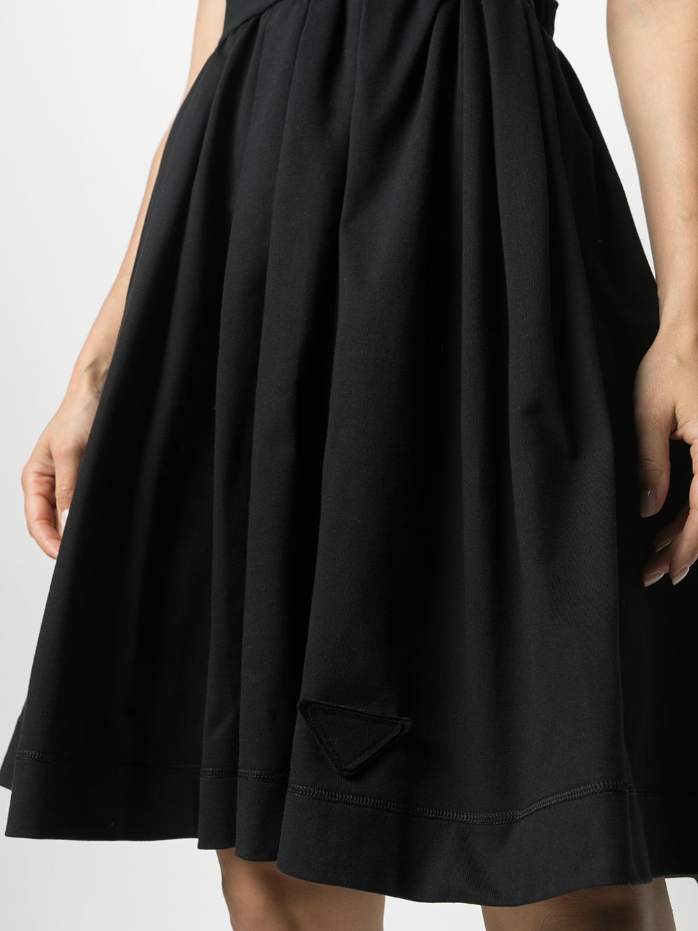 Prada dress, backless dress, black dress, women's luxury fashion, designer dresses