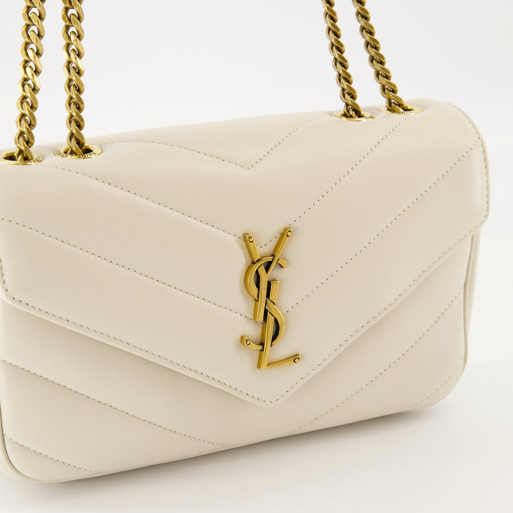 Saint Laurent bag, Loulou Small, luxury leather accessory, chic handbag, designer fashion