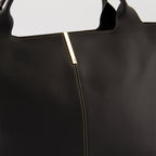 Tod's shopping bag, medium black bag, calf leather bag, fashion accessories, premium handbags