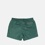 swim shorts, Moncler, green swimwear, summer fashion, men's swimwear