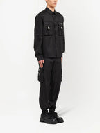 Image of Prada Re-Nylon Overshirt by Prada for Men - Season Spring-Summer 2026 - Model view 2