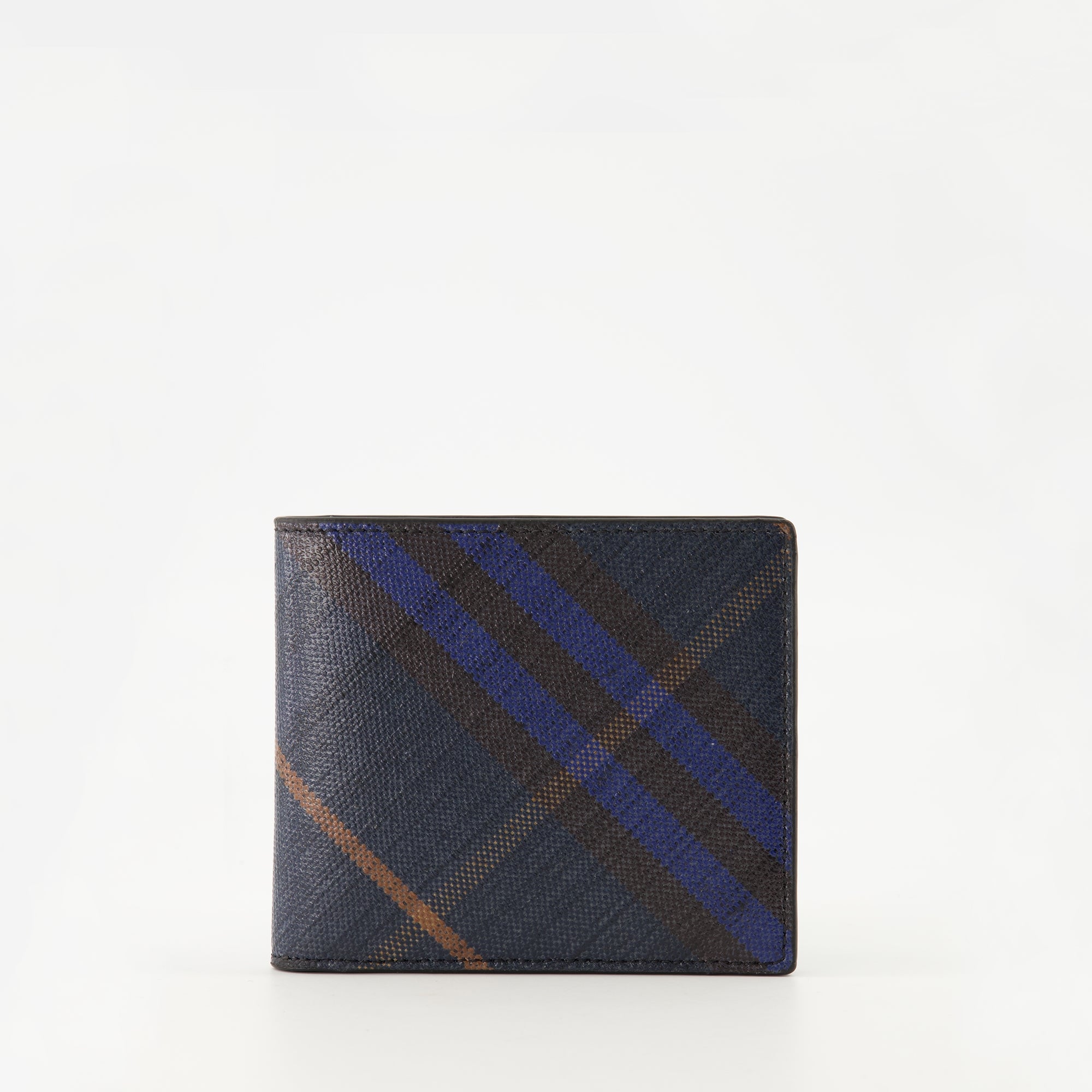 Burberry wallet, Check pattern wallet, leather wallet, men's accessories, calf leather wallet