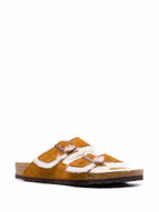 Image of Shearling Fur Arizona Sandals by Birkenstock for Men - Season Spring-Summer 2023 - Front Right Three-Quarter View