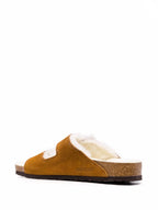 Image of Shearling Fur Arizona Sandals by Birkenstock for Men - Season Spring-Summer 2023 - Back Right Three-Quarter View