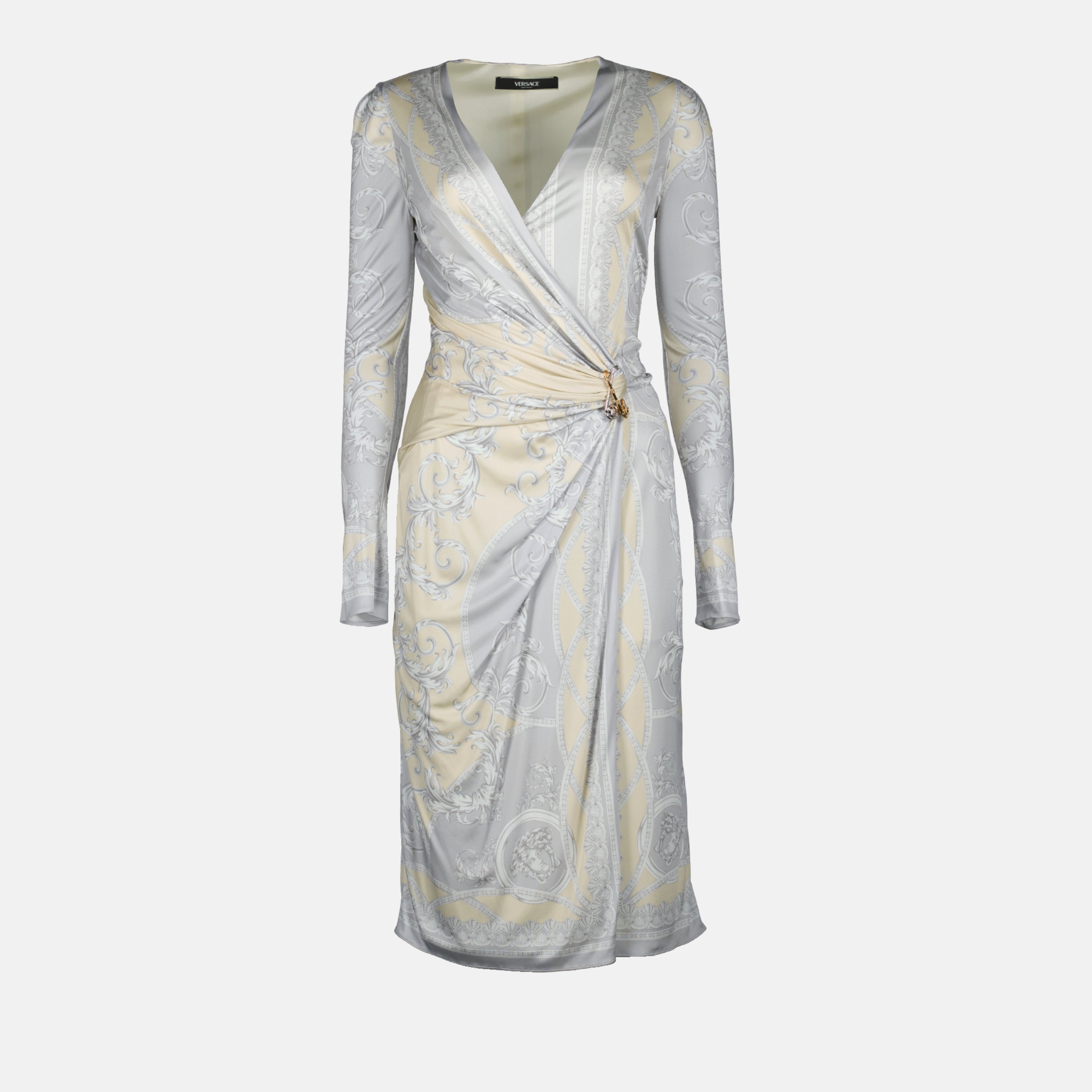 Robe Drapée en Viscose